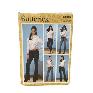 Butterick B6800 Misses Pants Sewing Pattern Size 6-14 Classic Style